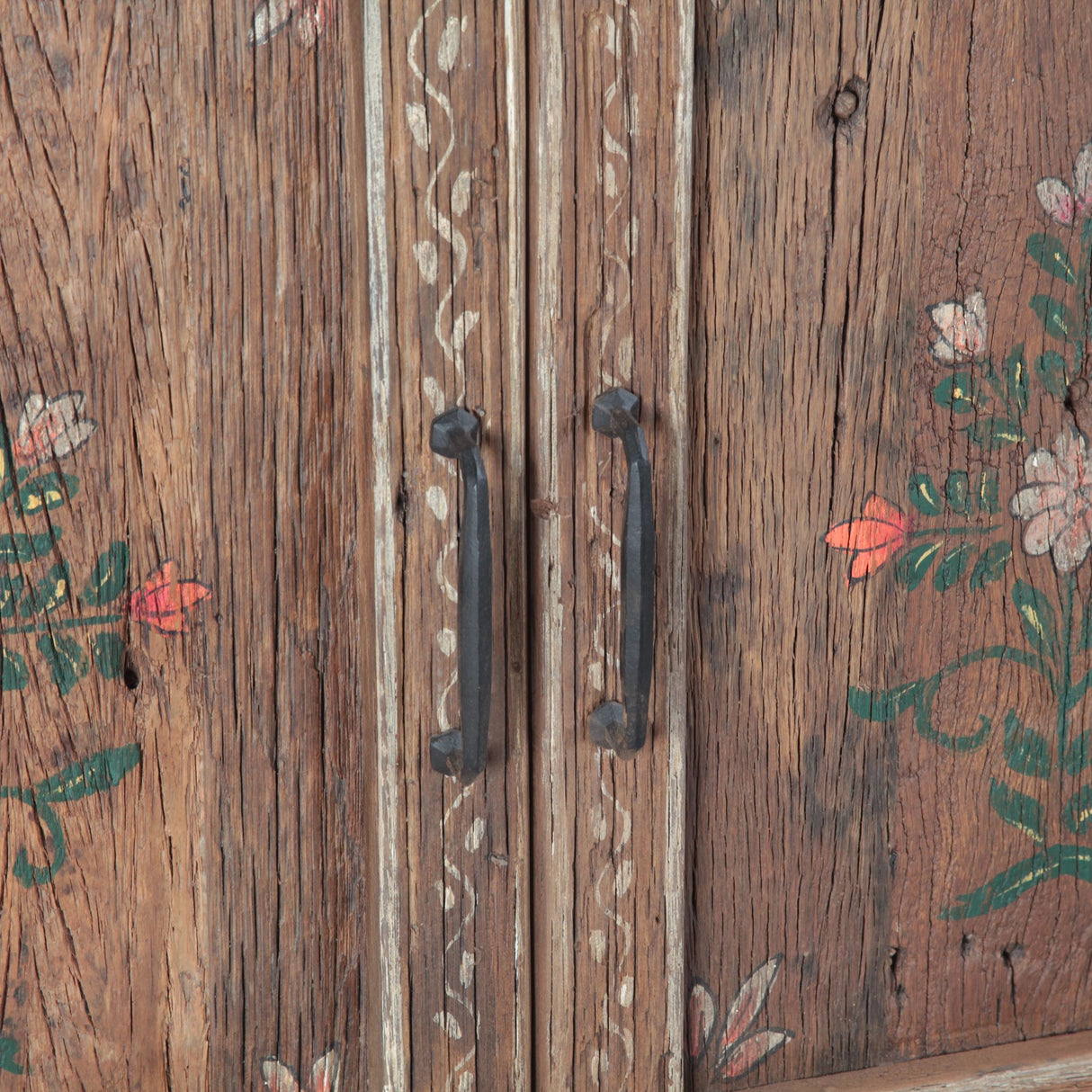 Rustic Roots 79" Hand Painted Sideboard with Four Doors and Four Drawers from Home Trends & Design - Luna Furniture