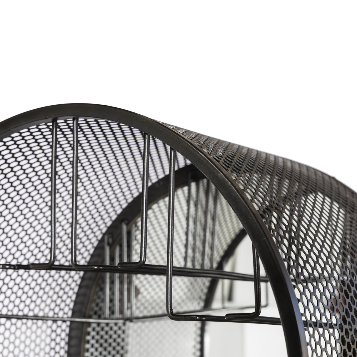 Roswell 23" Bar Cabinet in Natural Mango Wood and Iron from Home Trends & Design - Luna Furniture