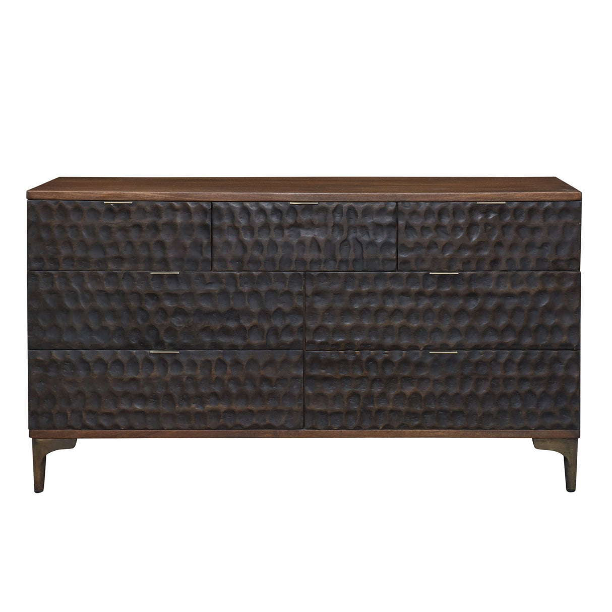 Santa Cruz 60" Dresser in Two Tone from Home Trends & Design - Luna Furniture