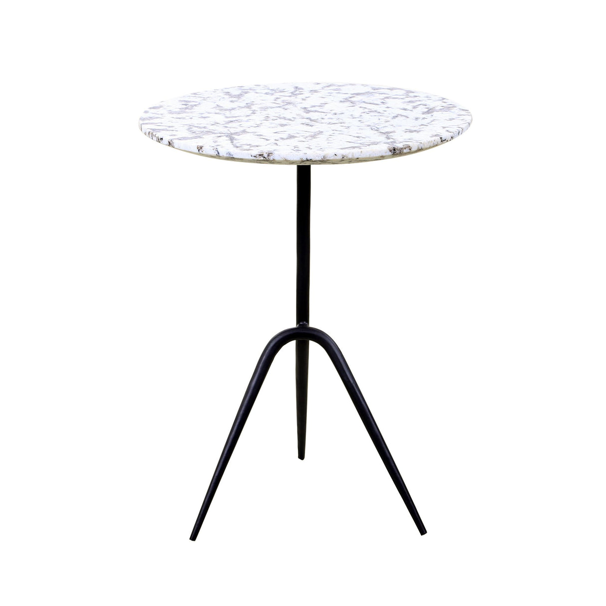 Sperre 18" Accent Table with Alaska White Marble from Home Trends & Design - Luna Furniture