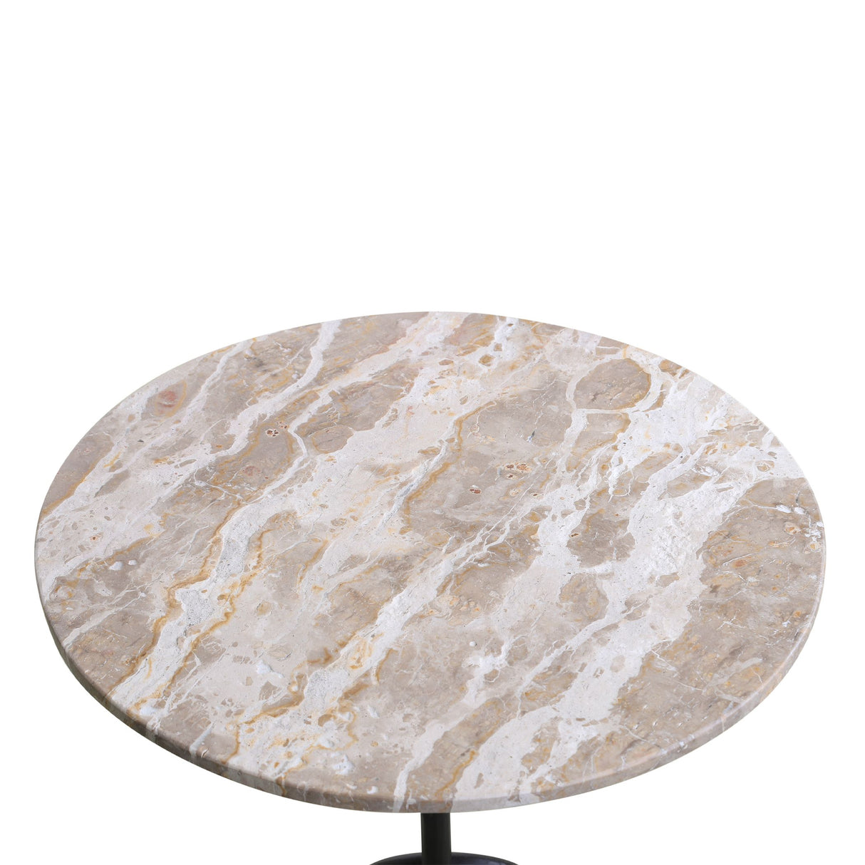Sperre 18" Accent Table with Capri Beige Marble from Home Trends & Design - Luna Furniture