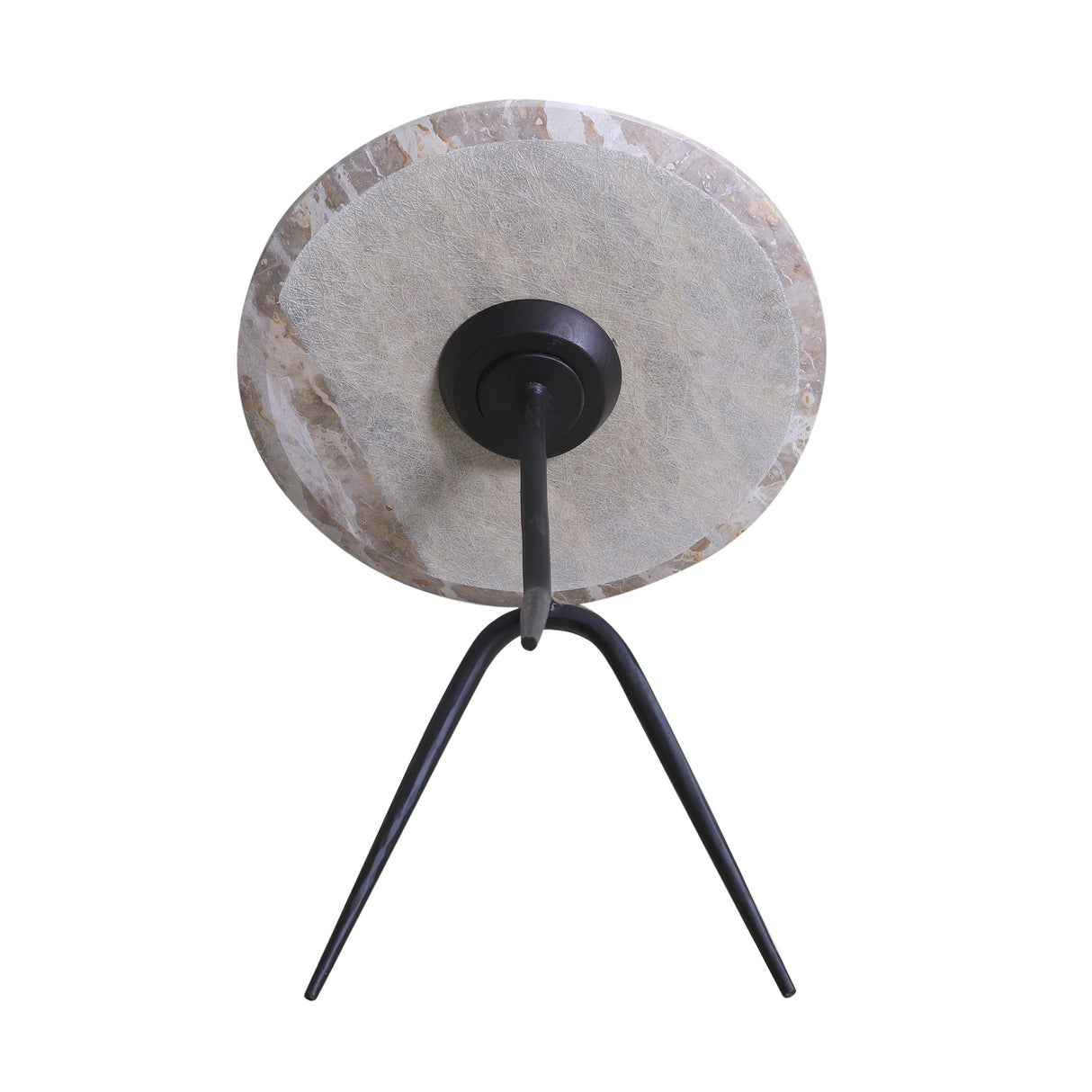 Sperre 18" Accent Table with Capri Beige Marble from Home Trends & Design - Luna Furniture