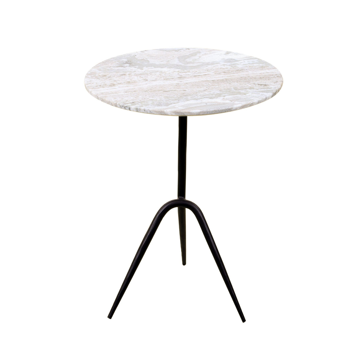 Sperre 18" Accent Table with Fancy Brown Marble from Home Trends & Design - Luna Furniture