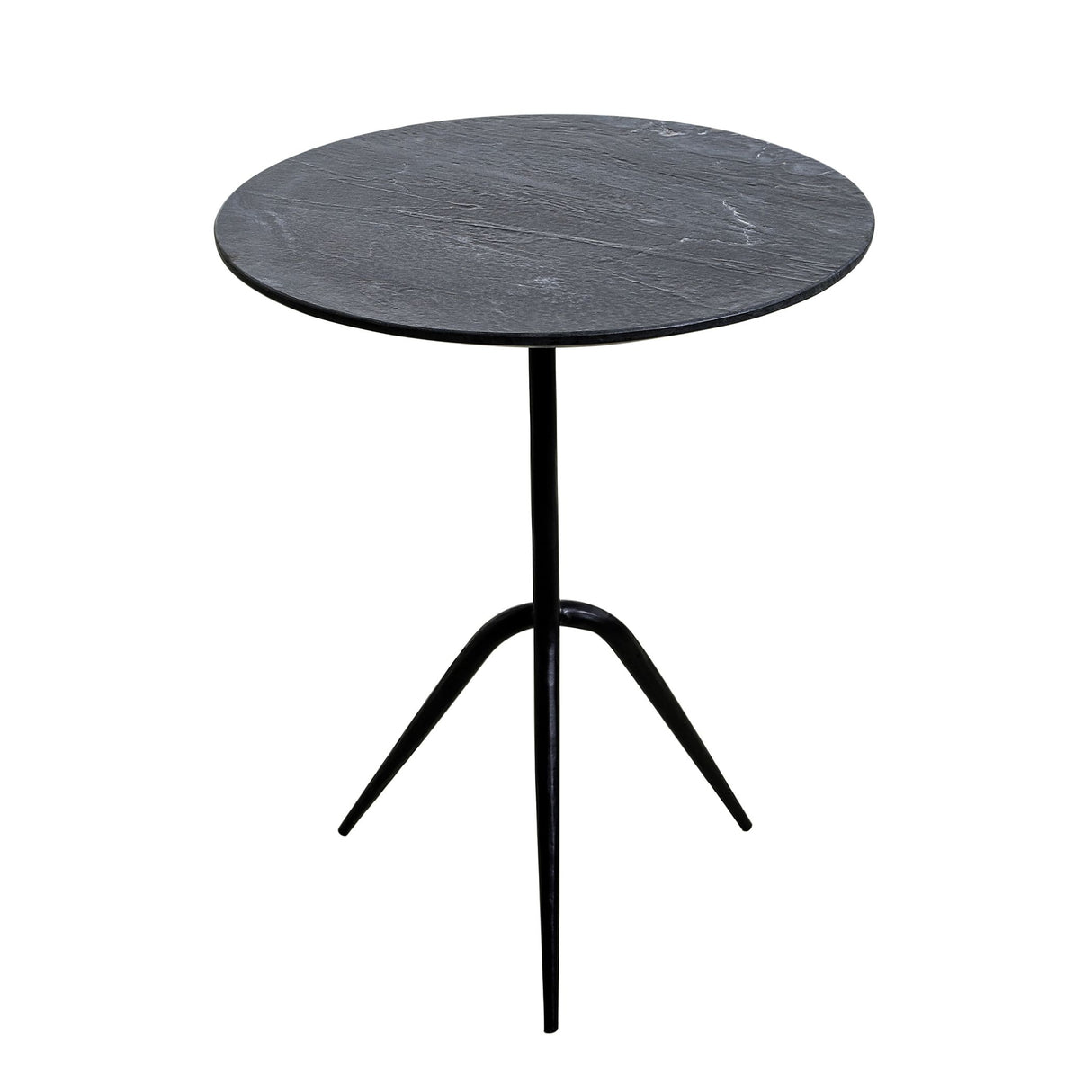 Sperre 18" Accent Table with Lava Marble from Home Trends & Design - Luna Furniture