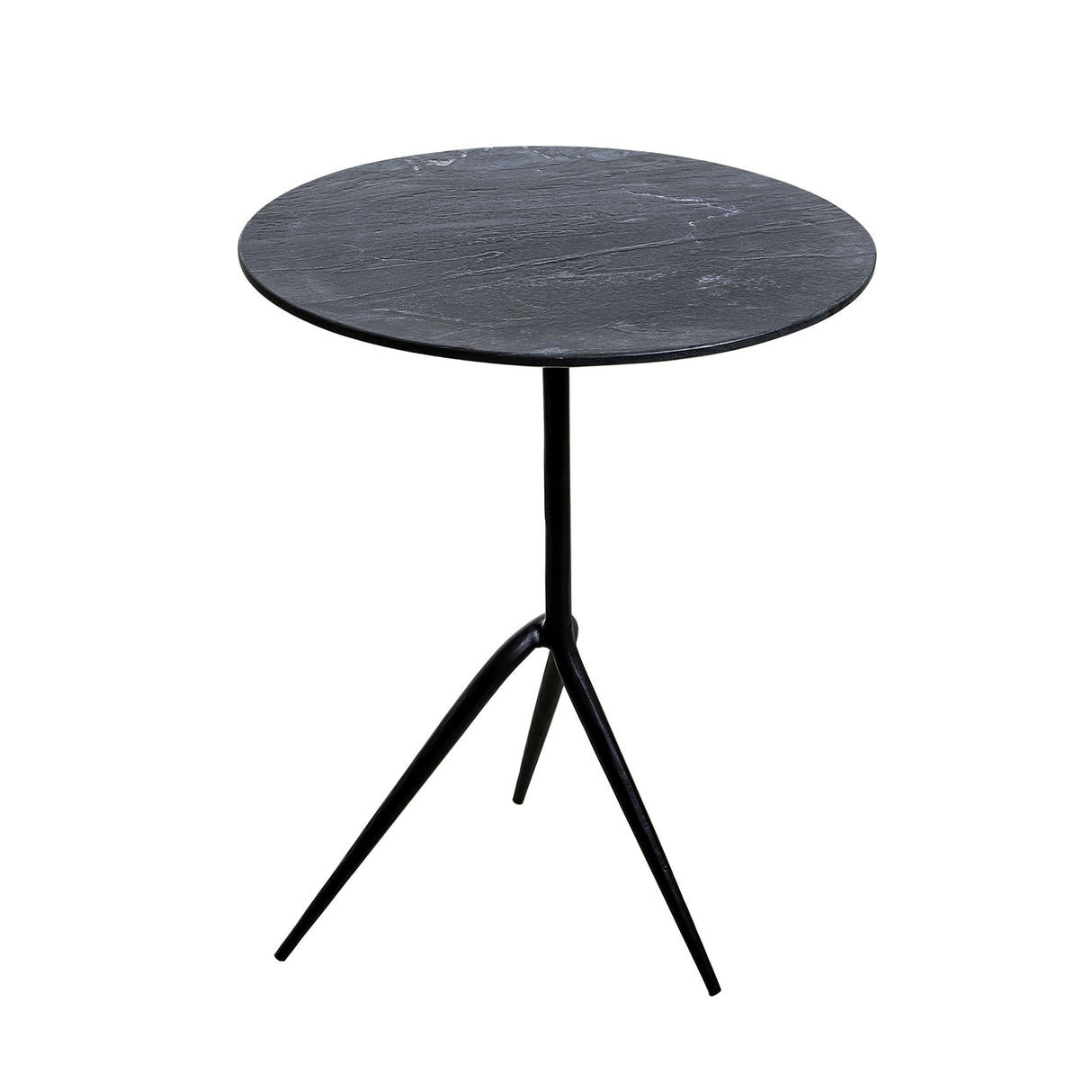 Sperre 18" Accent Table with Lava Marble from Home Trends & Design - Luna Furniture