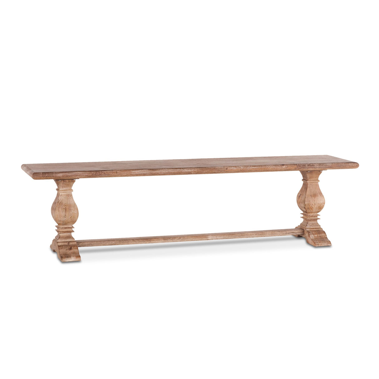 San Rafael 72" Bench in Antique Oak from Home Trends & Design - Luna Furniture