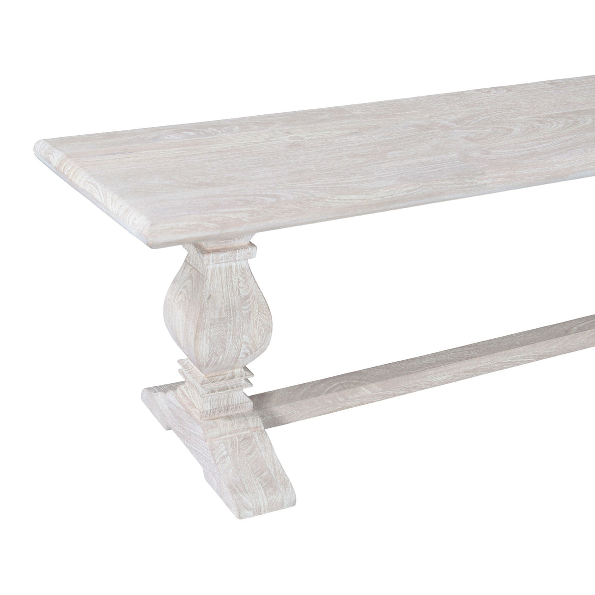 San Rafael 72" Bench in Heirloom White from Home Trends & Design - Luna Furniture