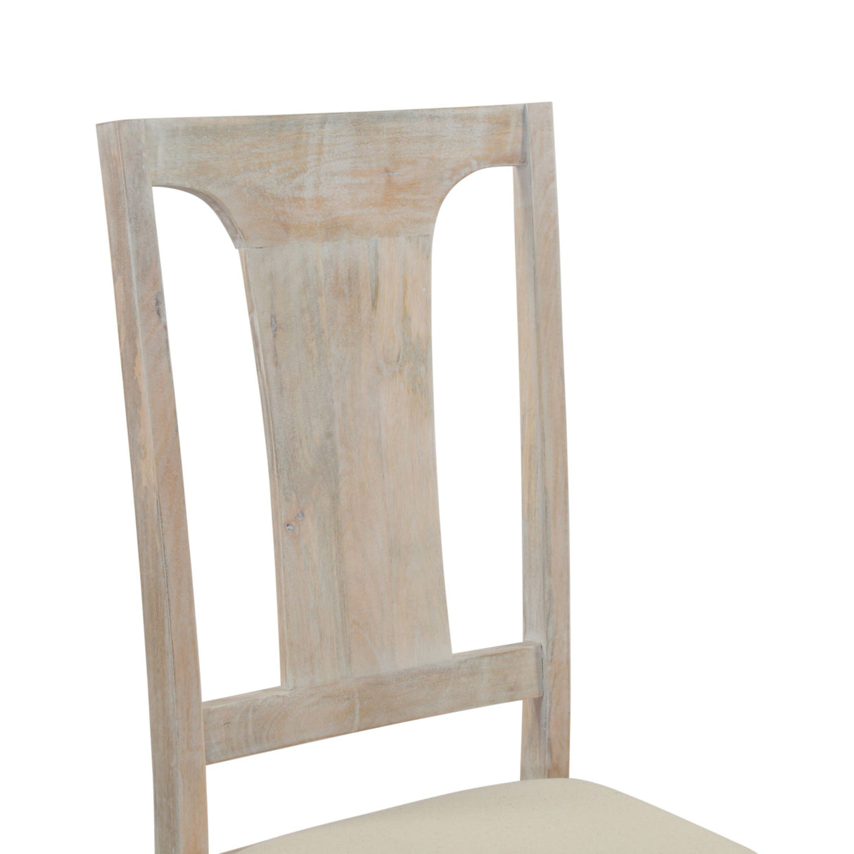 San Rafael 18" Upholstered Dining Chair in Heirloom White, Set of 2 from Home Trends & Design - Luna Furniture