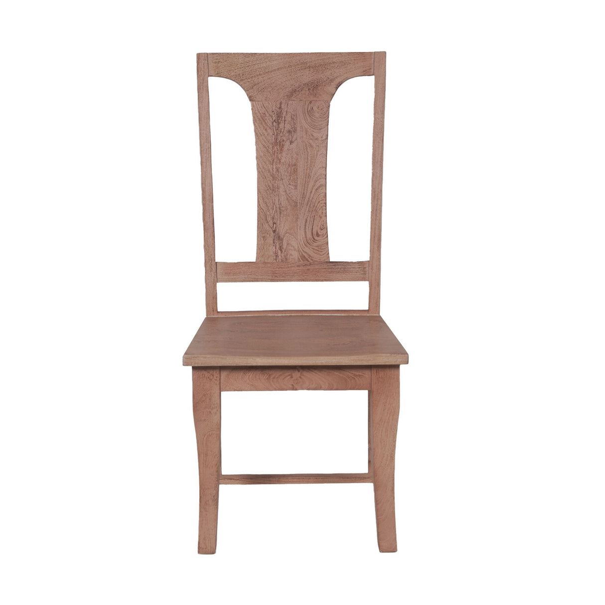 San Rafael 18" Wood Dining Chair in Antique Oak, Set of 2 from Home Trends & Design - Luna Furniture