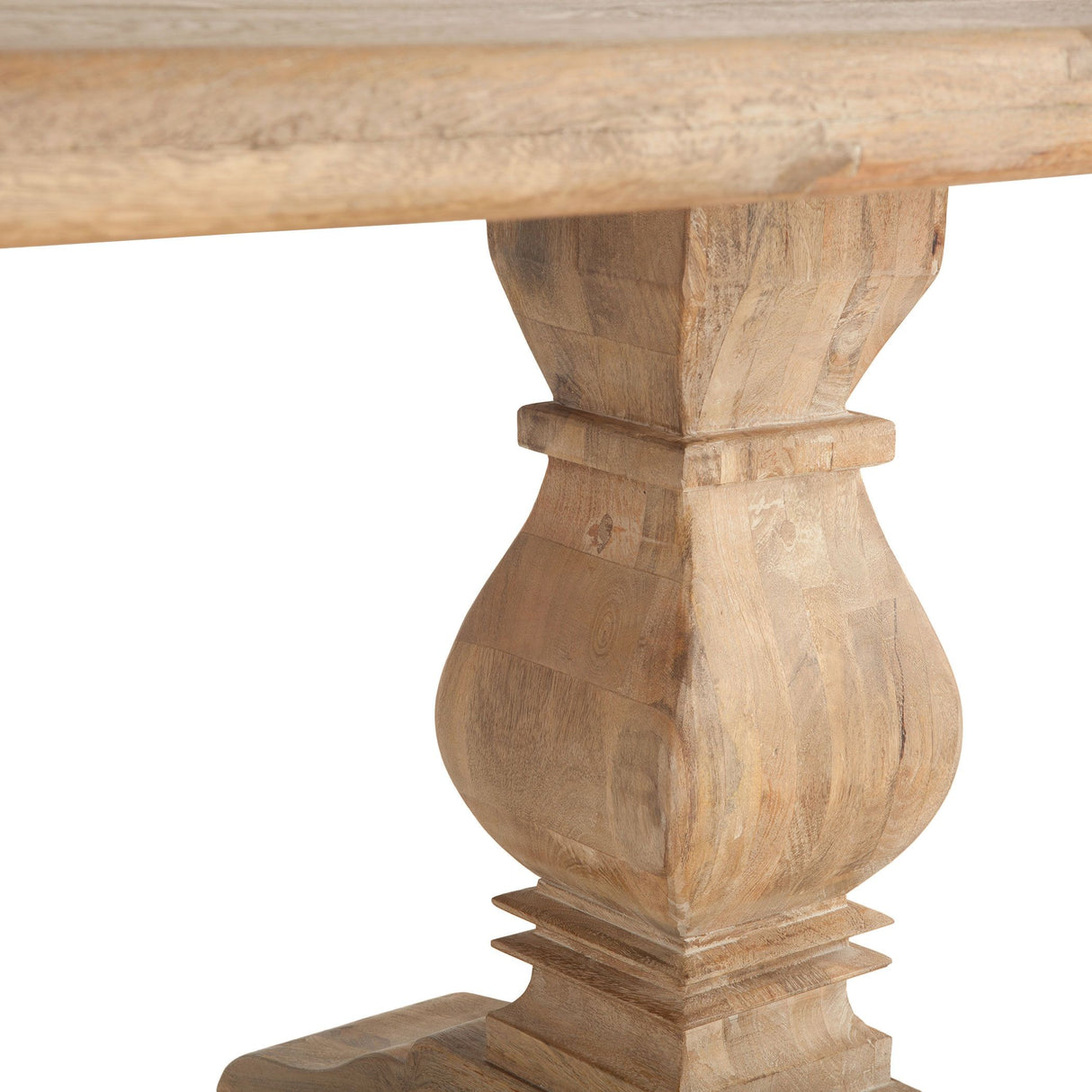 San Rafael 108" Dining Table in Antique Oak from Home Trends & Design - Luna Furniture