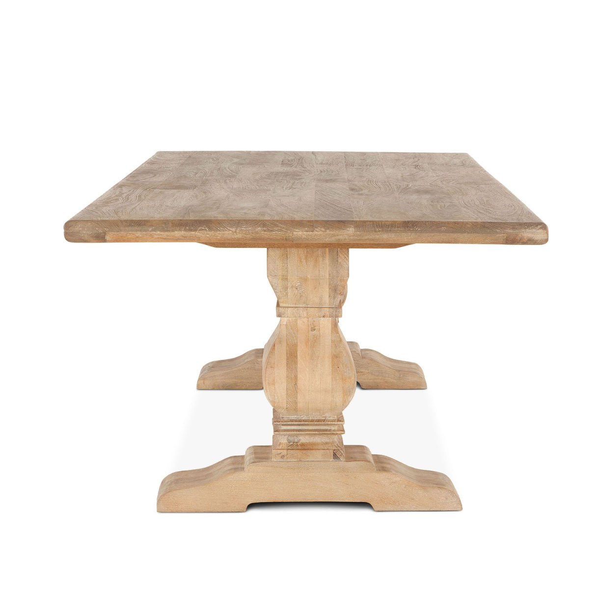 San Rafael 108" Dining Table in Antique Oak from Home Trends & Design - Luna Furniture