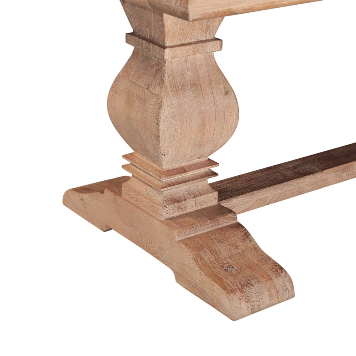 San Rafael 94" Dining Table in Antique Oak from Home Trends & Design - Luna Furniture