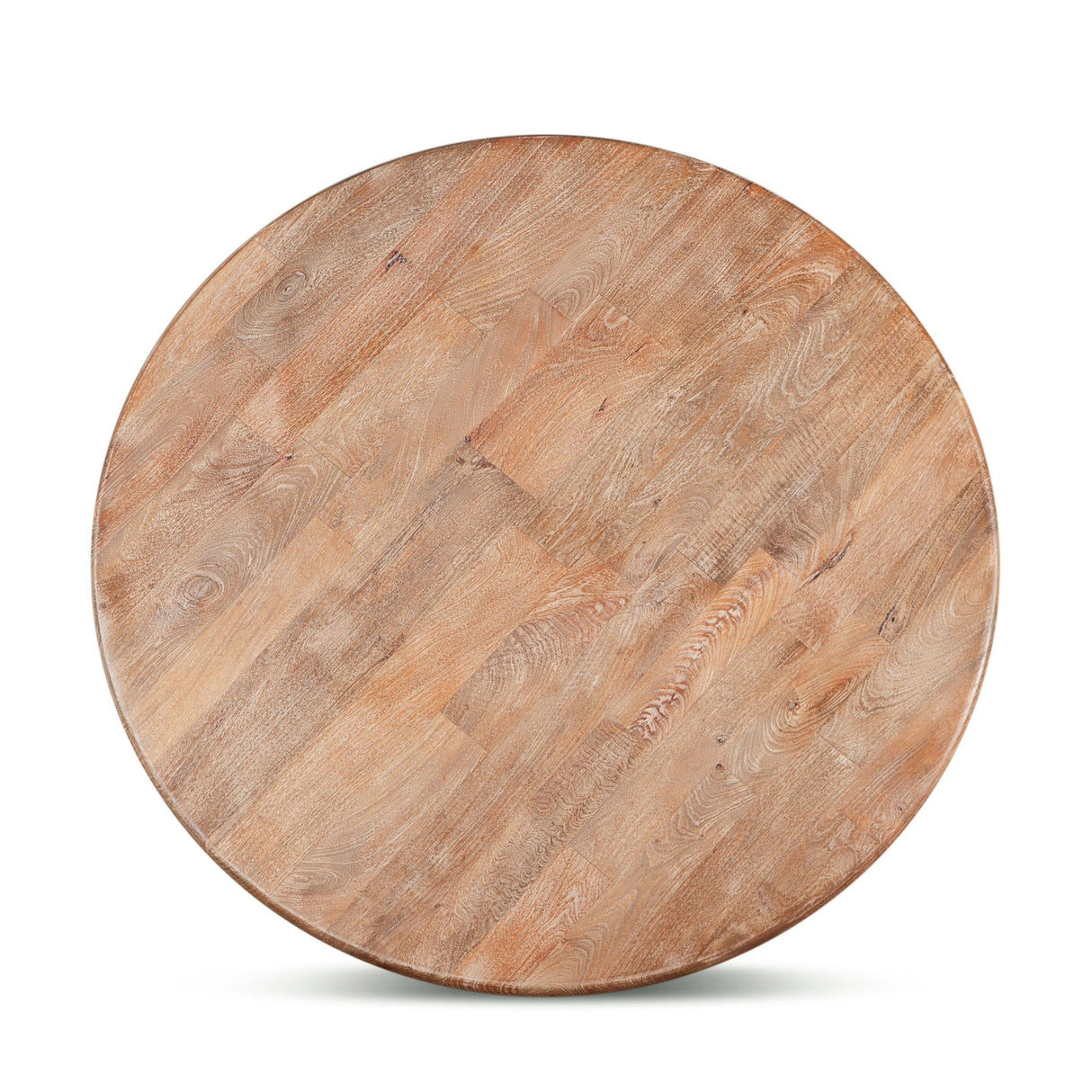 San Rafael 48" Round Dining Table in Antique Oak from Home Trends & Design - Luna Furniture