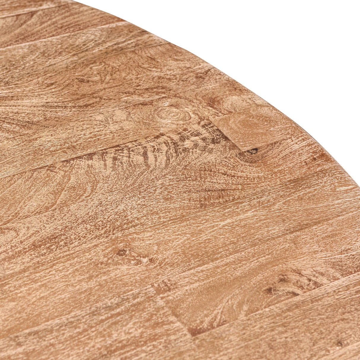 San Rafael 72" Round Dining Table in Antique Oak from Home Trends & Design - Luna Furniture