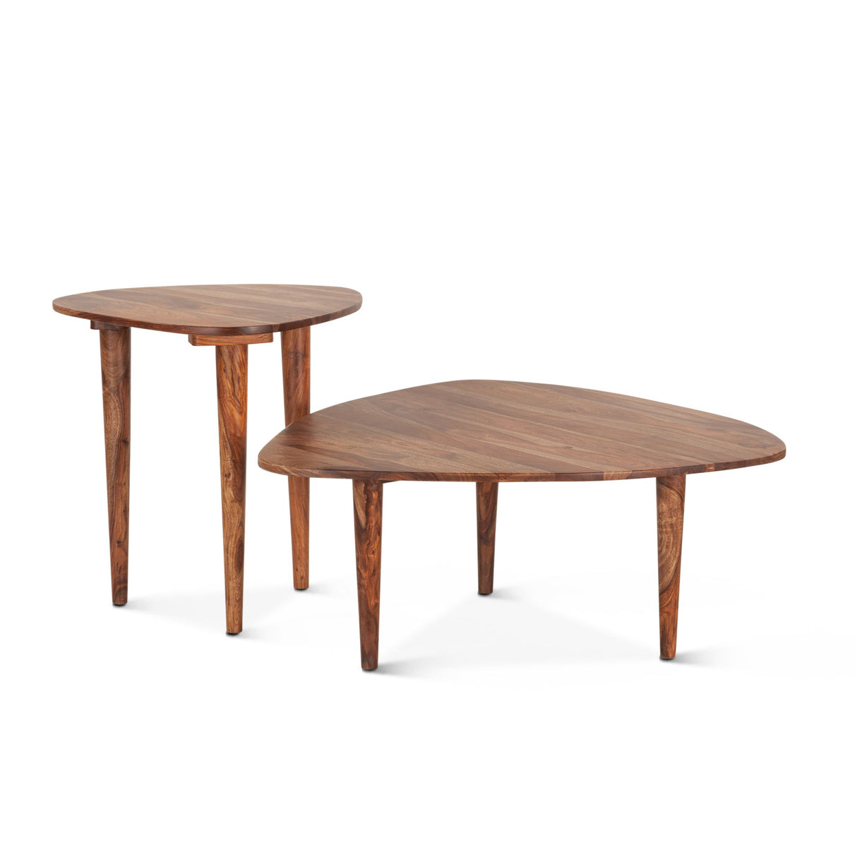 Salem 37" Coffee Table in Natural Sheesham Wood from Home Trends & Design - Luna Furniture