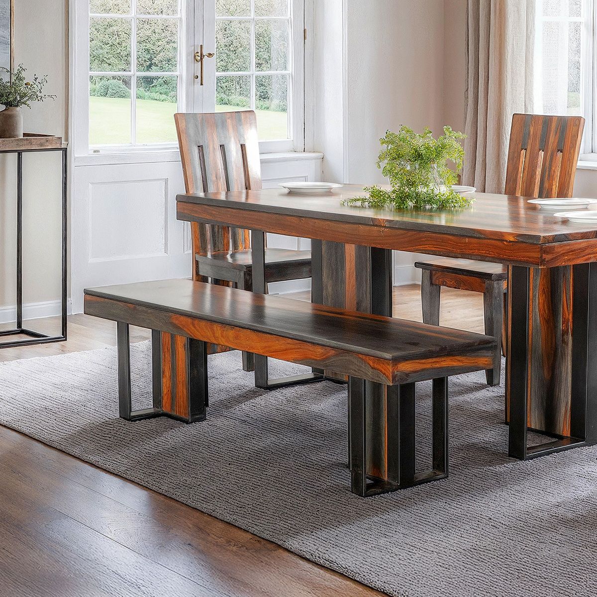 Sierraville 80" Dining Table in Capri Sheesham from Home Trends & Design - Luna Furniture