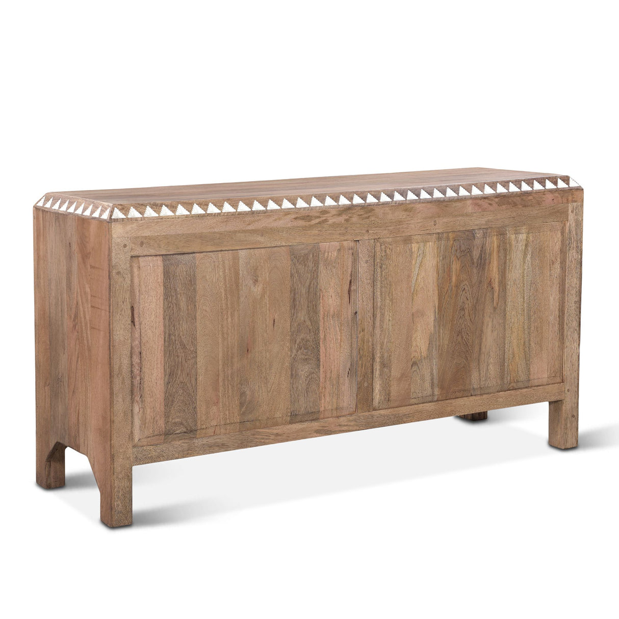 Tangiers 61" Six Drawer Dresser in Carved Natural White from Home Trends & Design - Luna Furniture