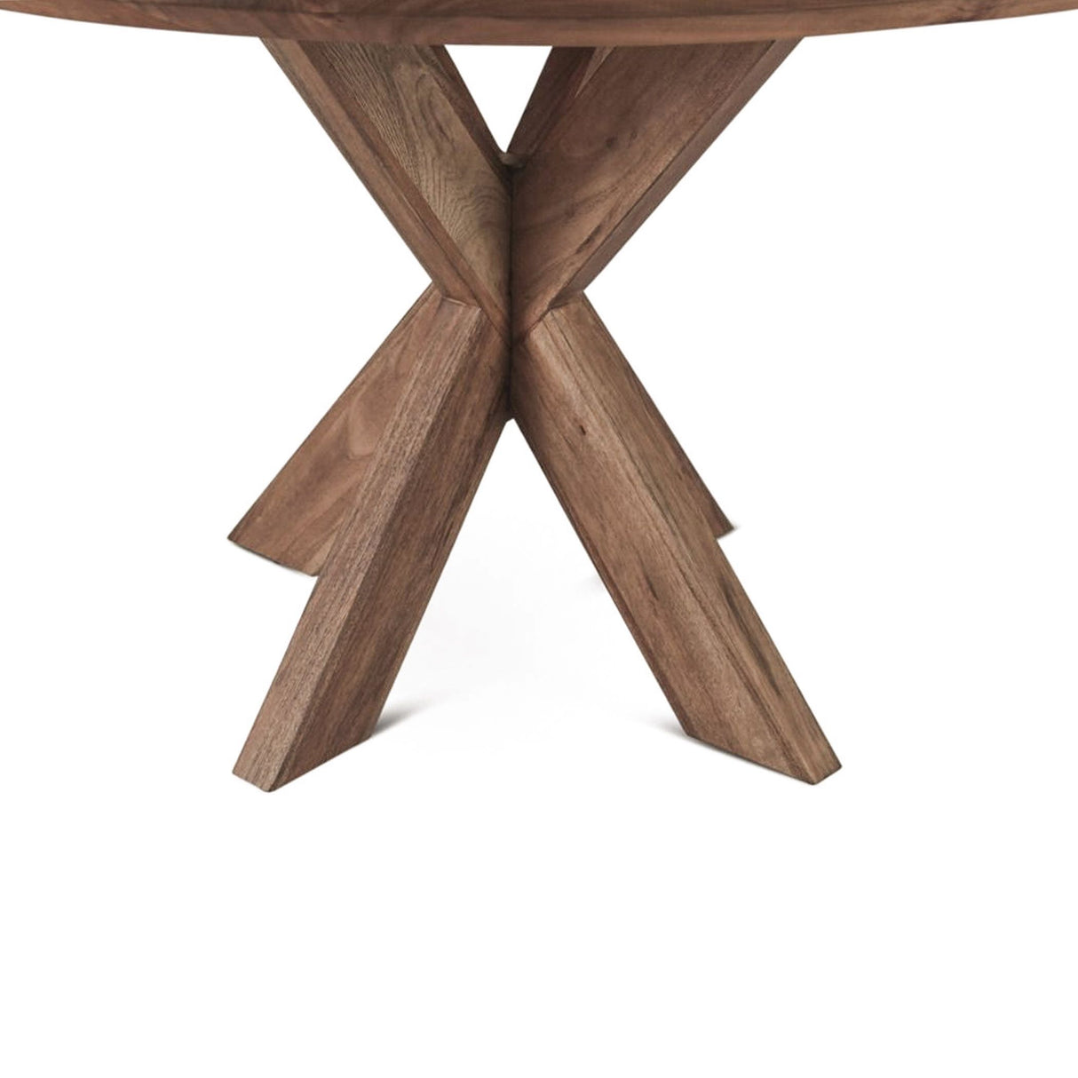 Tallinn 54" Round Dining Table in Weathered Acacia from Home Trends & Design - Luna Furniture