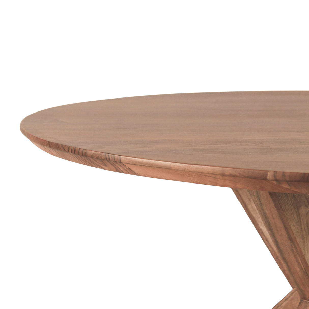 Tallinn 54" Round Dining Table in Weathered Acacia from Home Trends & Design - Luna Furniture