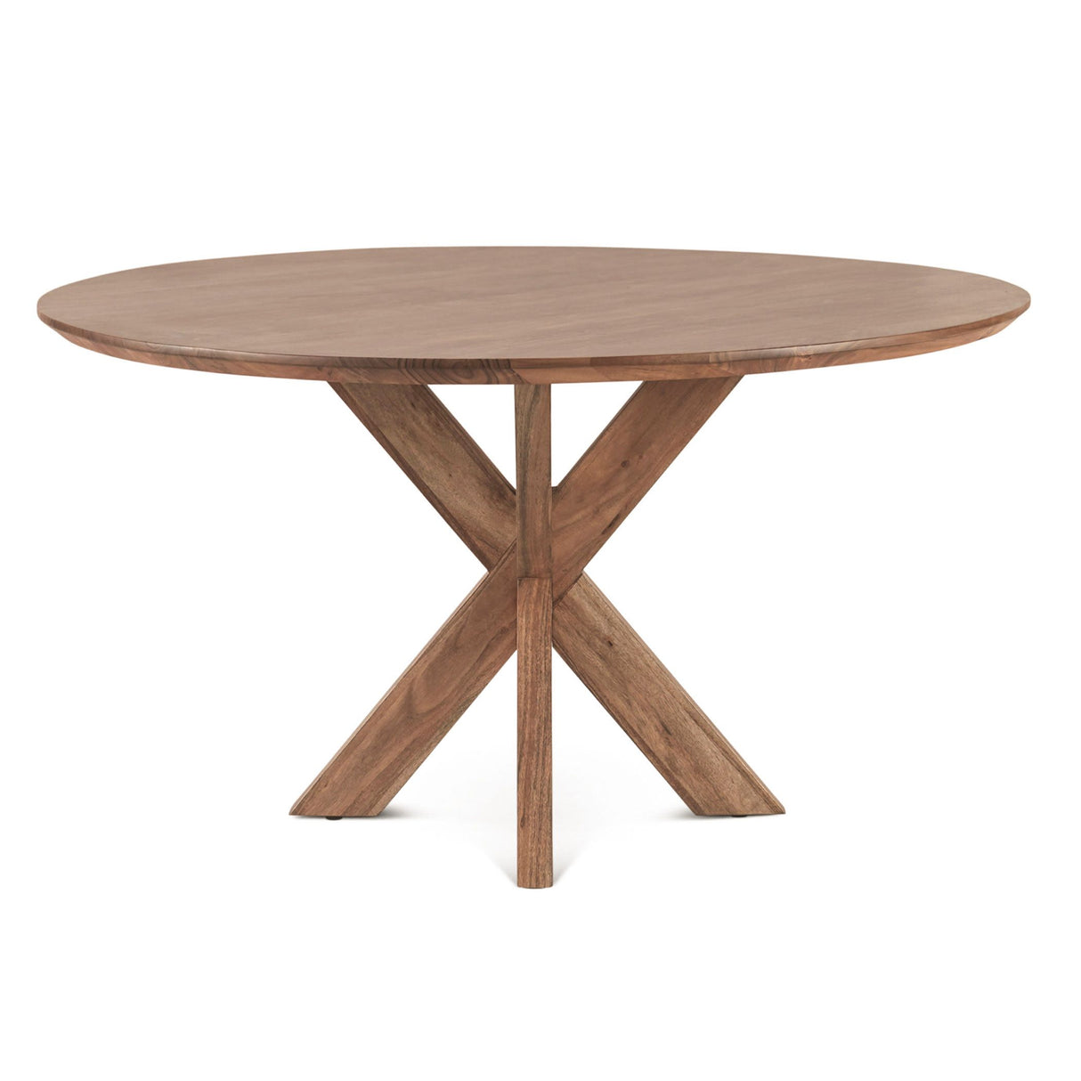 Tallinn 54" Round Dining Table in Weathered Acacia from Home Trends & Design - Luna Furniture
