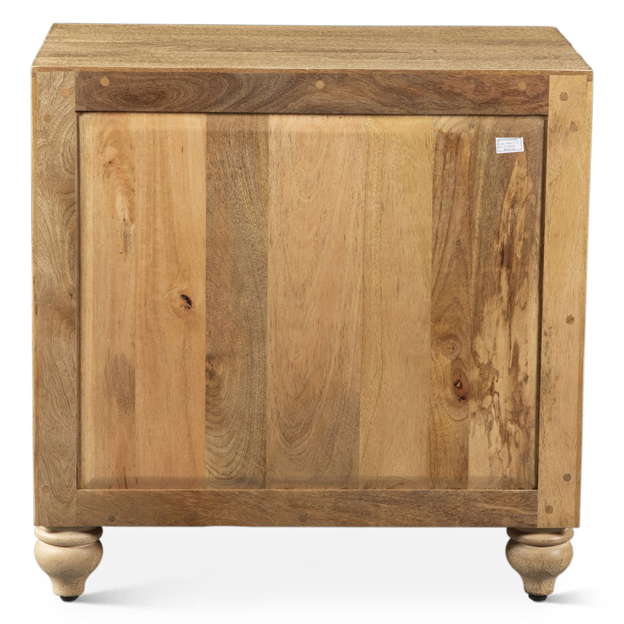 Taj 28" Three Drawer Nightstand in Whitewash from Home Trends & Design - Luna Furniture