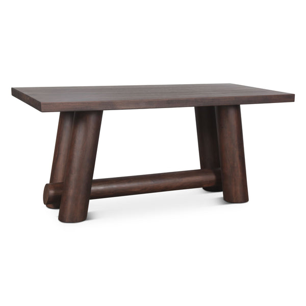 Timbers Barrel 80" Gathering Table in Vinegar Acacia, Set of 3