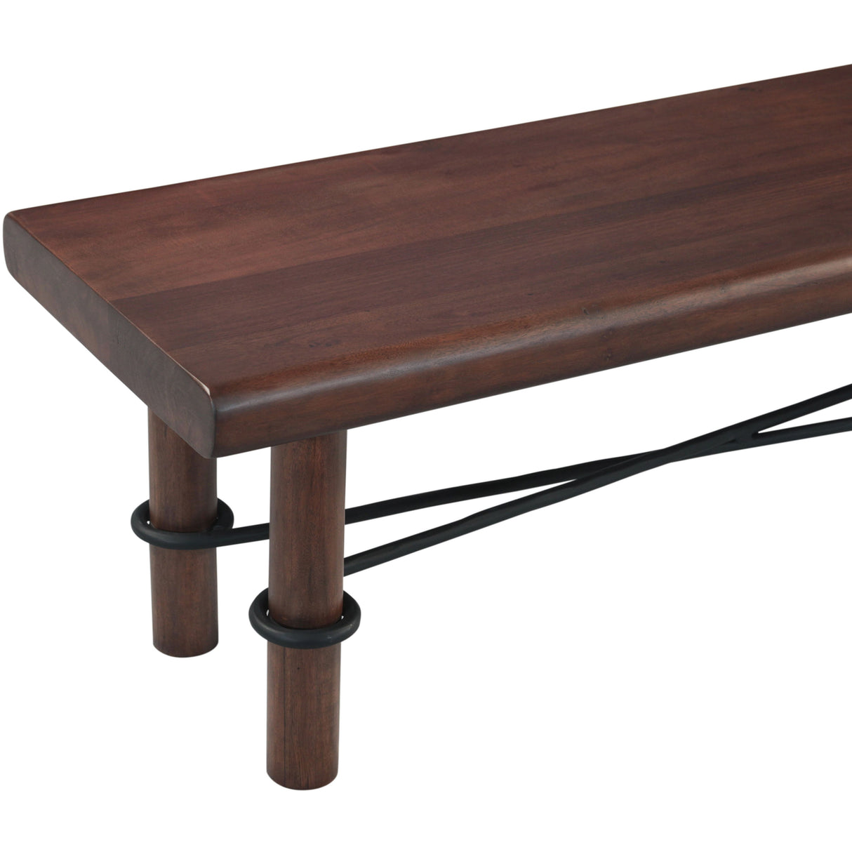 Timbers Lincoln 80" Bench in Vinegar Acacia from Home Trends & Design - Luna Furniture