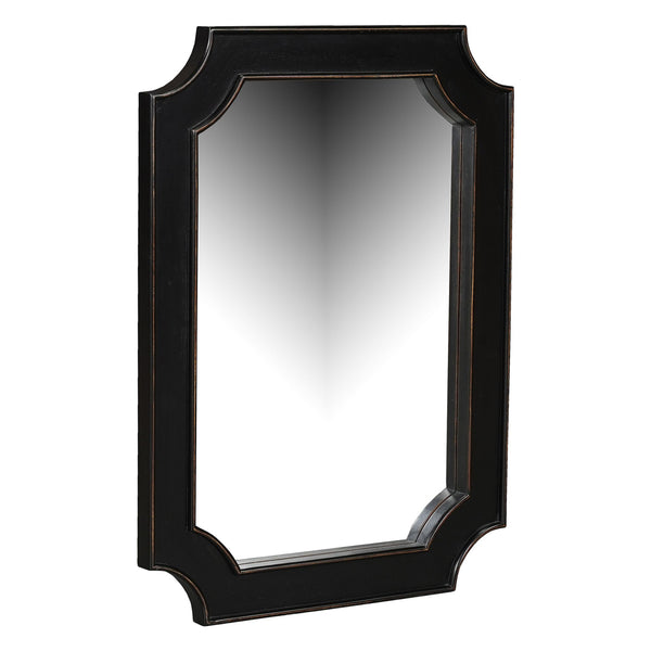 Turin 31" Mirror in Distressed Black