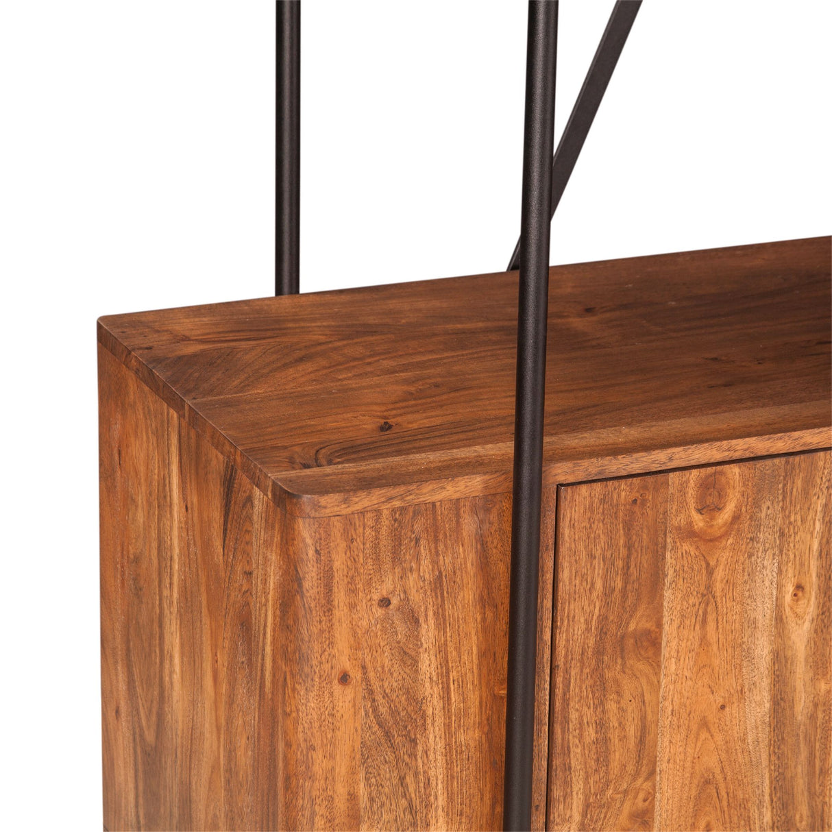 Verbania 75" Bookshelf in Pecan Brown Acacia Wood from Home Trends & Design - Luna Furniture
