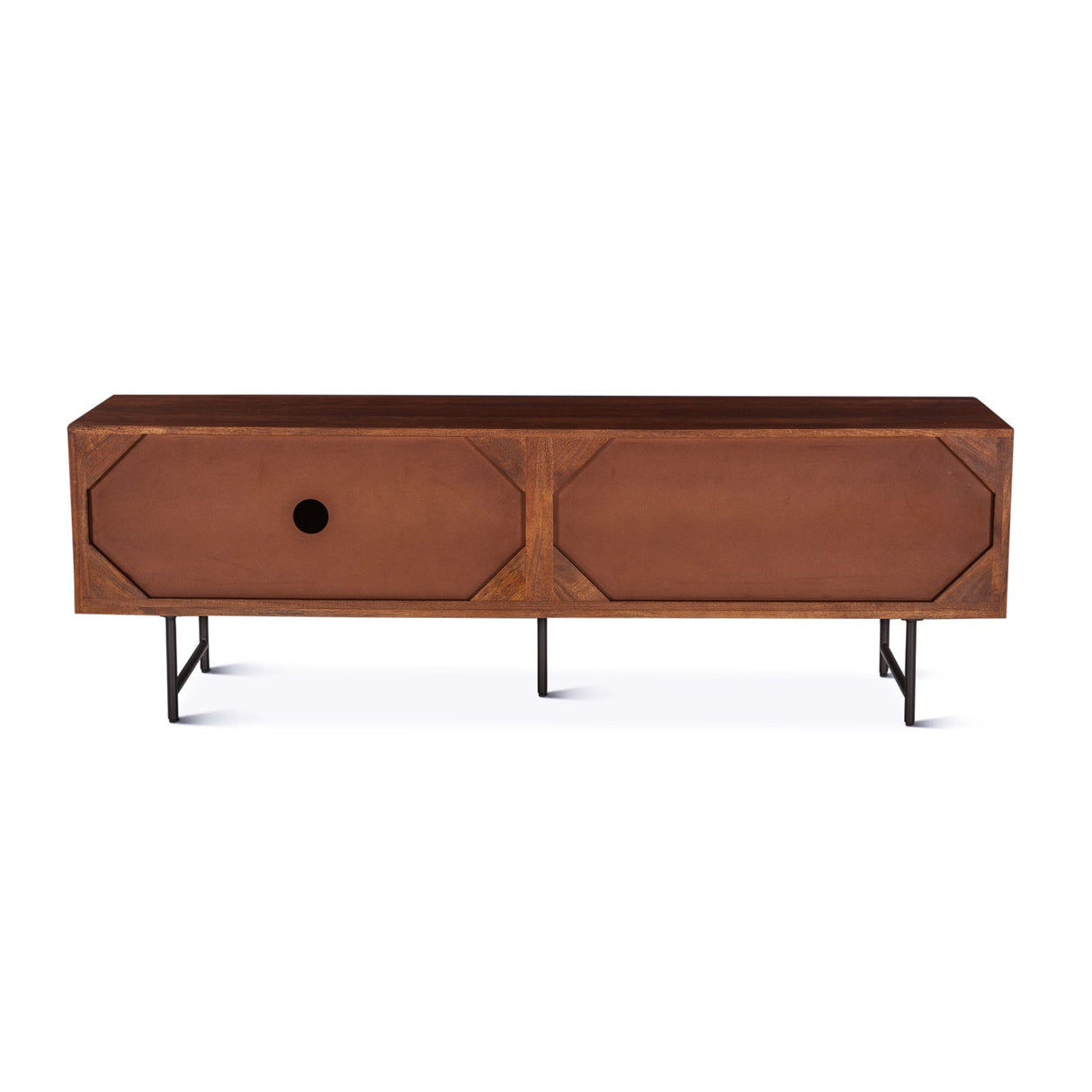 Verbania 67" Plasma Cabinet in Pecan Brown from Home Trends & Design - Luna Furniture