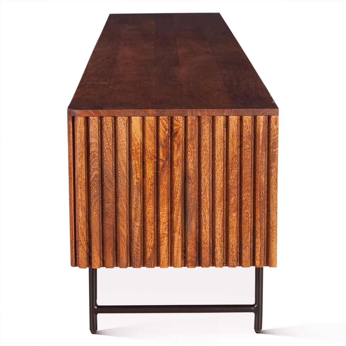 Verbania 98" Media Cabinet in Pecan Brown from Home Trends & Design - Luna Furniture