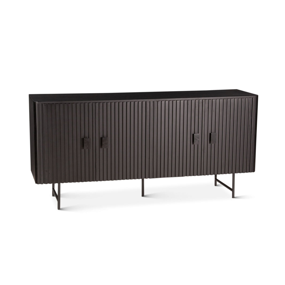 Verbania 67" Sideboard in Matte Black from Home Trends & Design - Luna Furniture