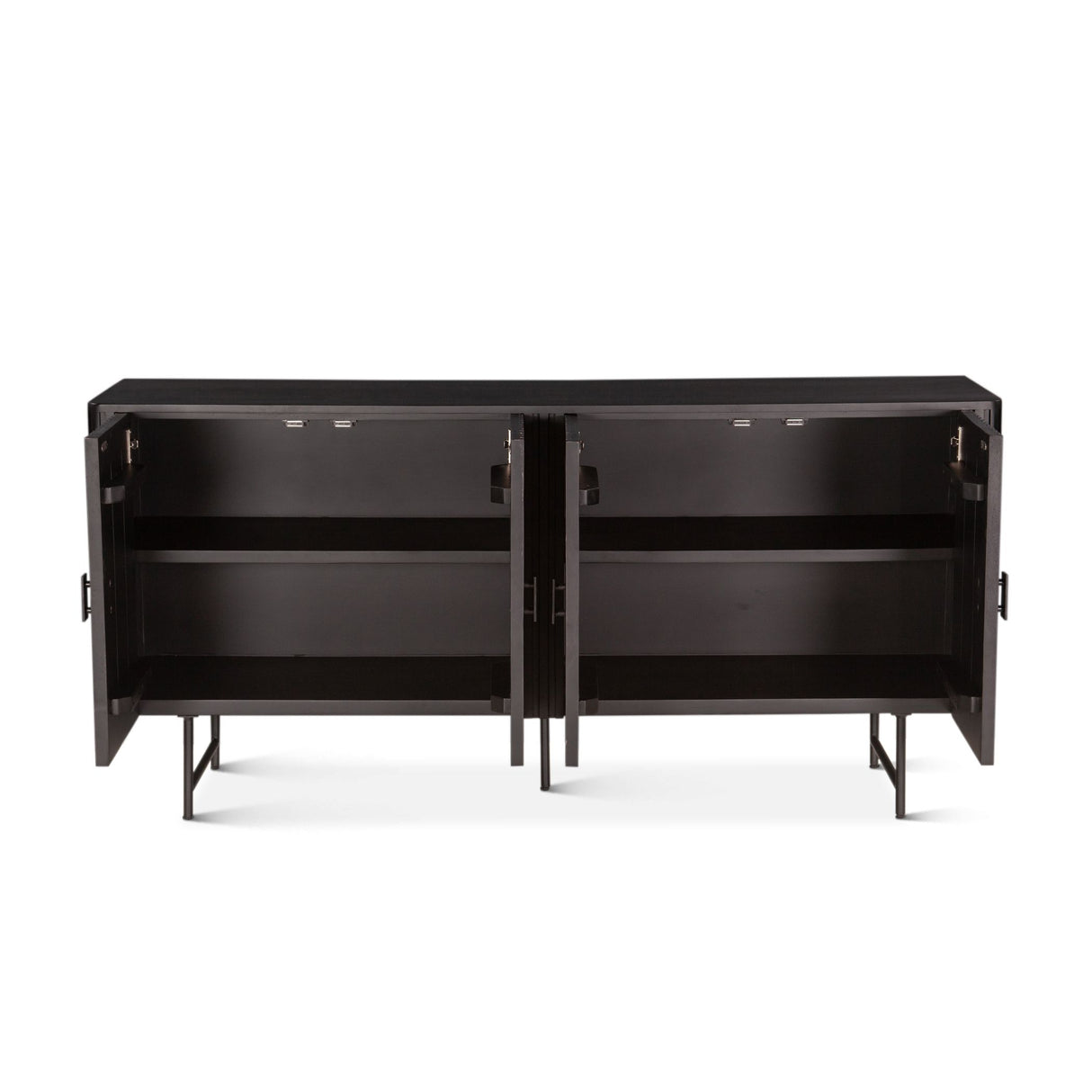 Verbania 67" Sideboard in Matte Black from Home Trends & Design - Luna Furniture