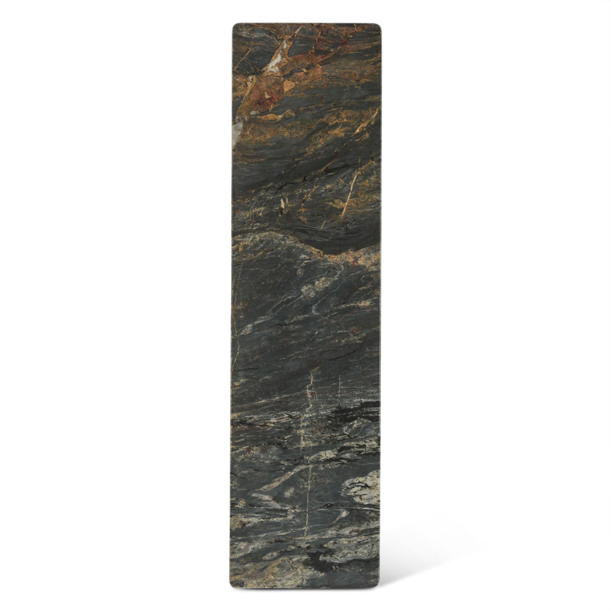 Vista 60" Console Table with Lava Marble and Dark Mango Base from Home Trends & Design - Luna Furniture