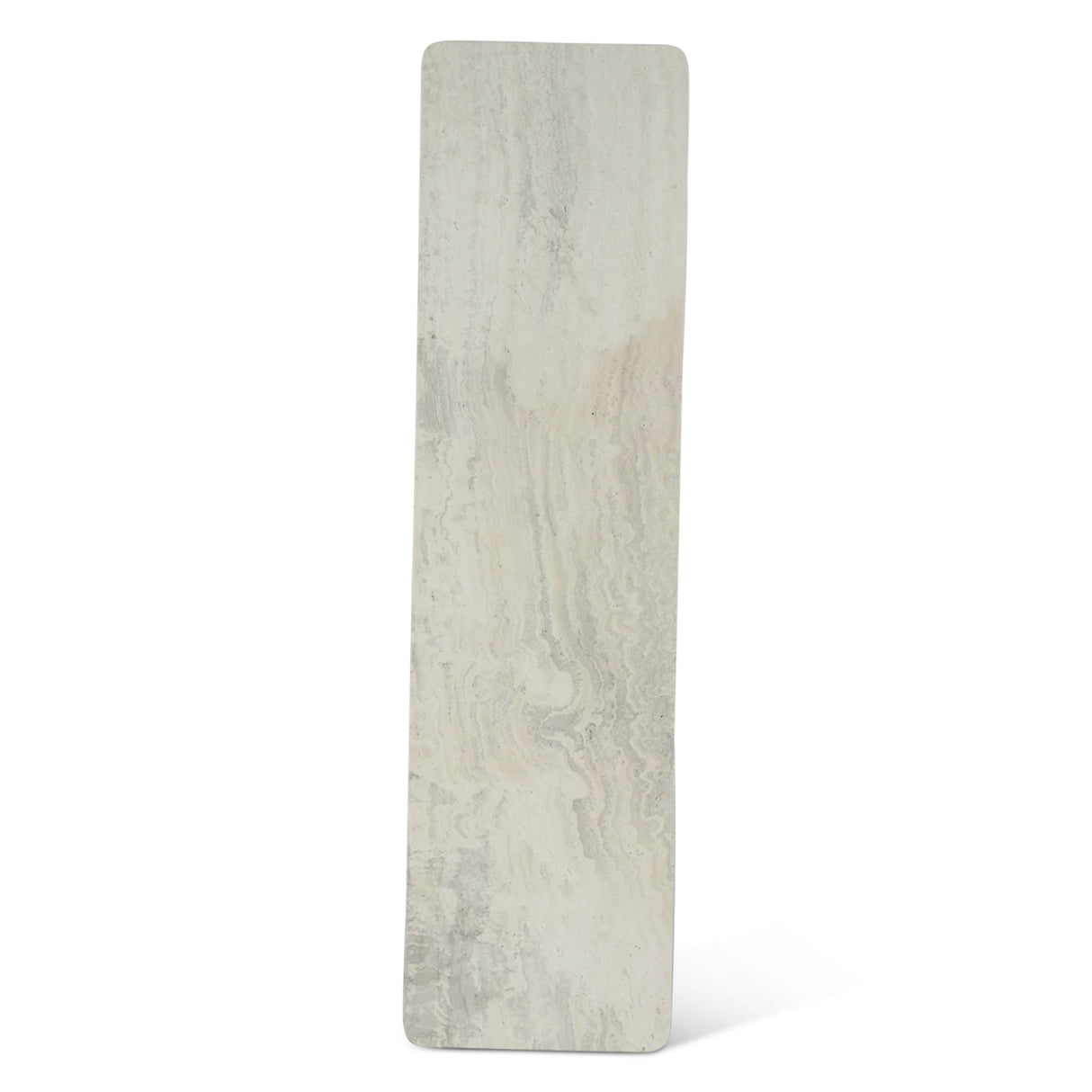 Vista 60" Console Table with White Travertine and Light Base from Home Trends & Design - Luna Furniture