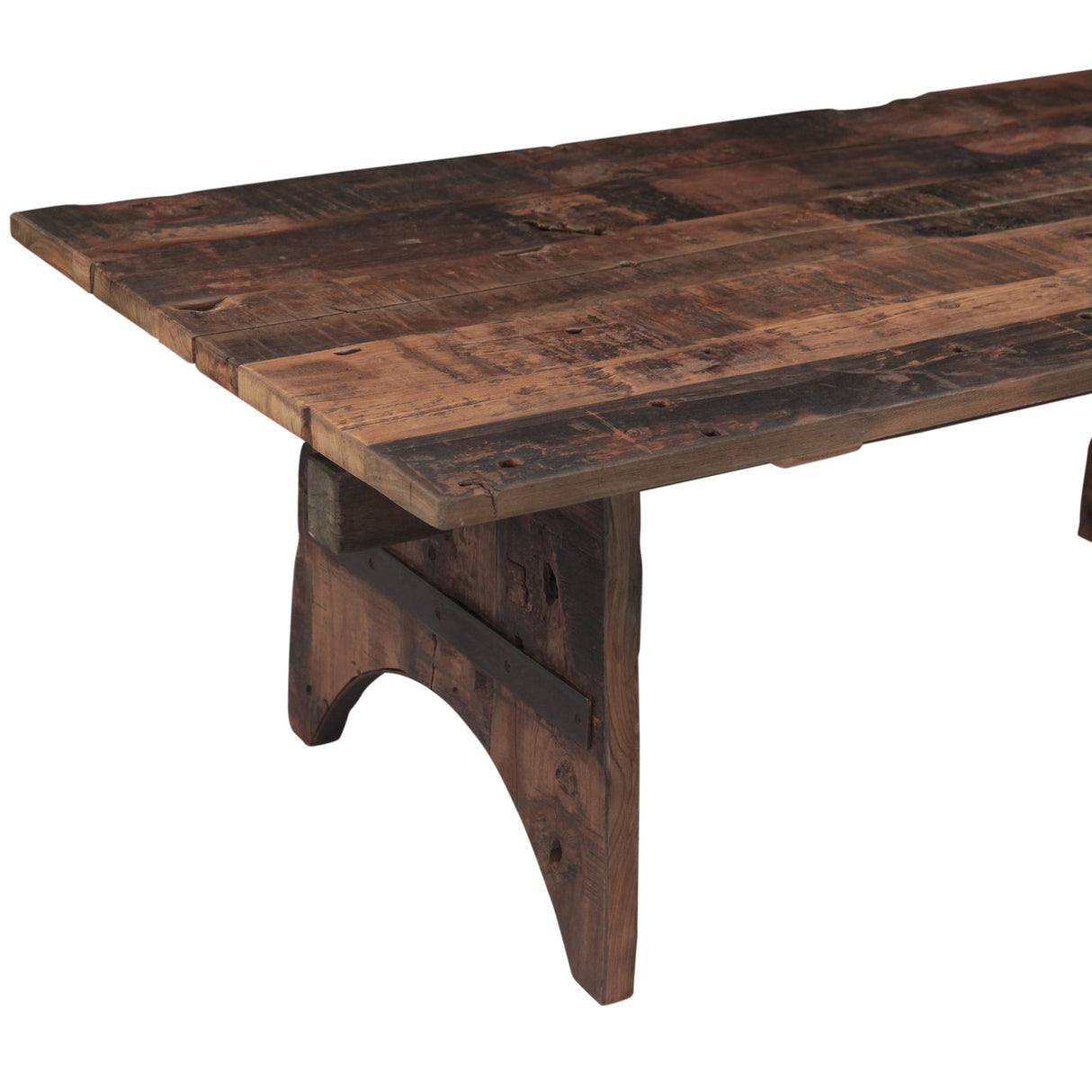 Whitley 54" Coffee Table in Reclaimed Teak from Home Trends & Design - Luna Furniture
