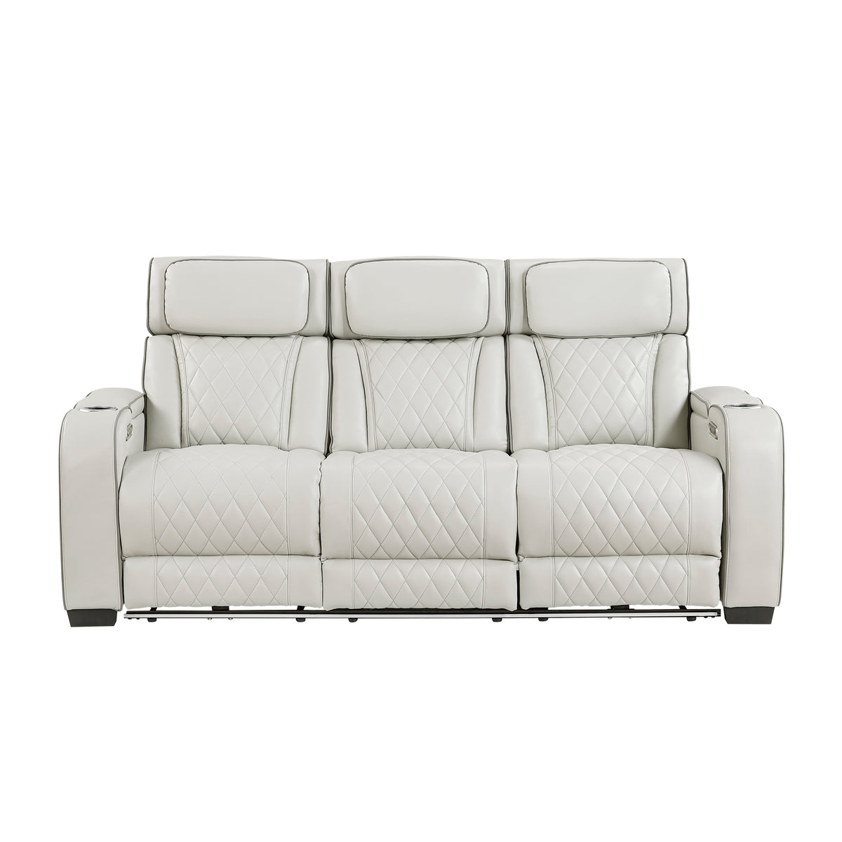 Fairway Taupe Power Double Reclining Living Room Set from Homelegance - Luna Furniture