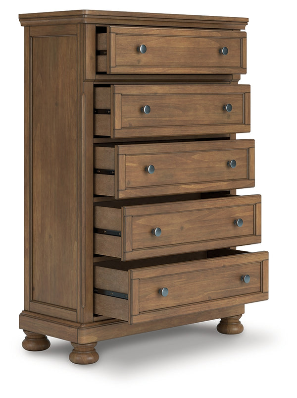 Feddinger Medium Brown Chest of Drawers