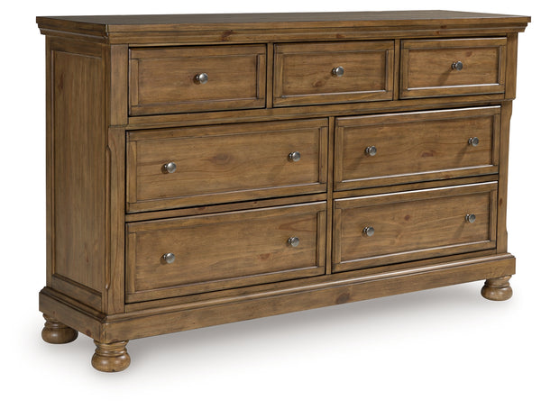 Feddinger Medium Brown Dresser