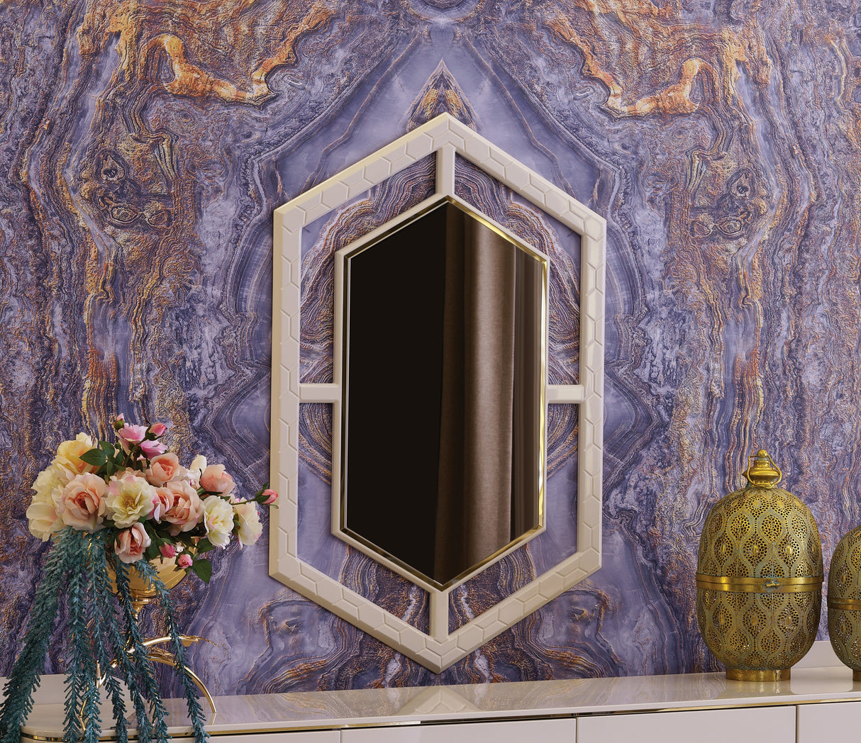 Ferani Accent Mirror from Luna Luxury - Luna Furniture