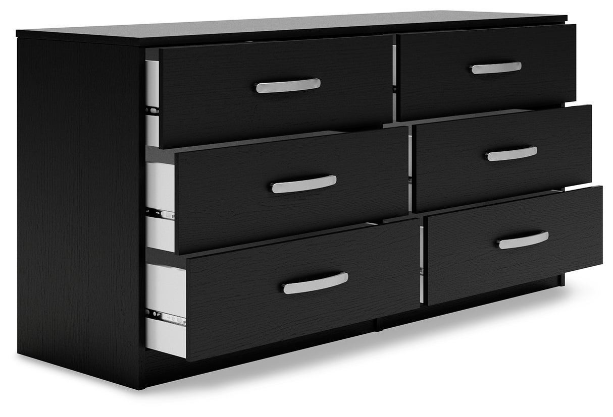 Finch Black Platform Bedroom Set from Ashley Furniture - Luna Furniture