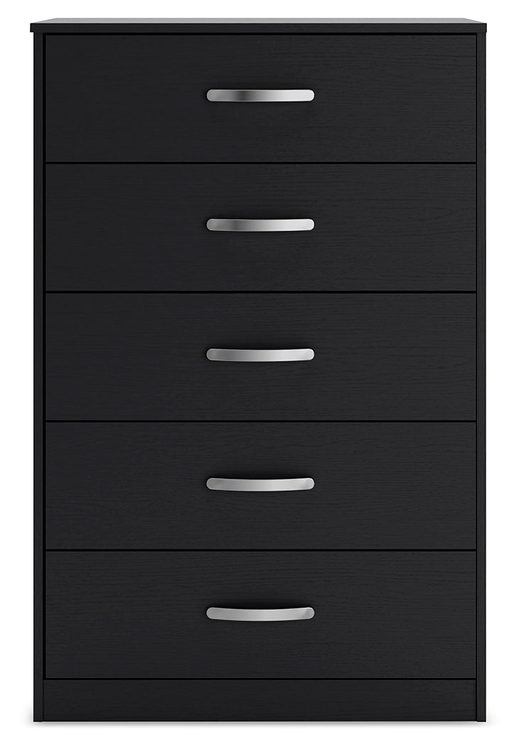 Finch Black Platform Bedroom Set from Ashley Furniture - Luna Furniture