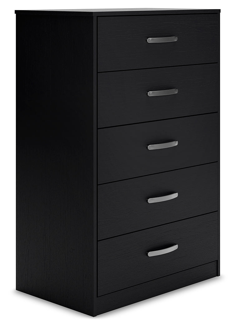 Finch Black Platform Bedroom Set from Ashley Furniture - Luna Furniture