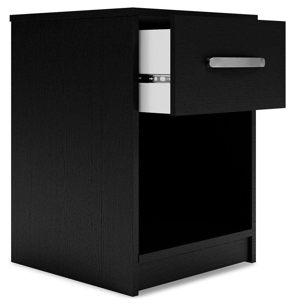 Finch Black Platform Bedroom Set from Ashley Furniture - Luna Furniture
