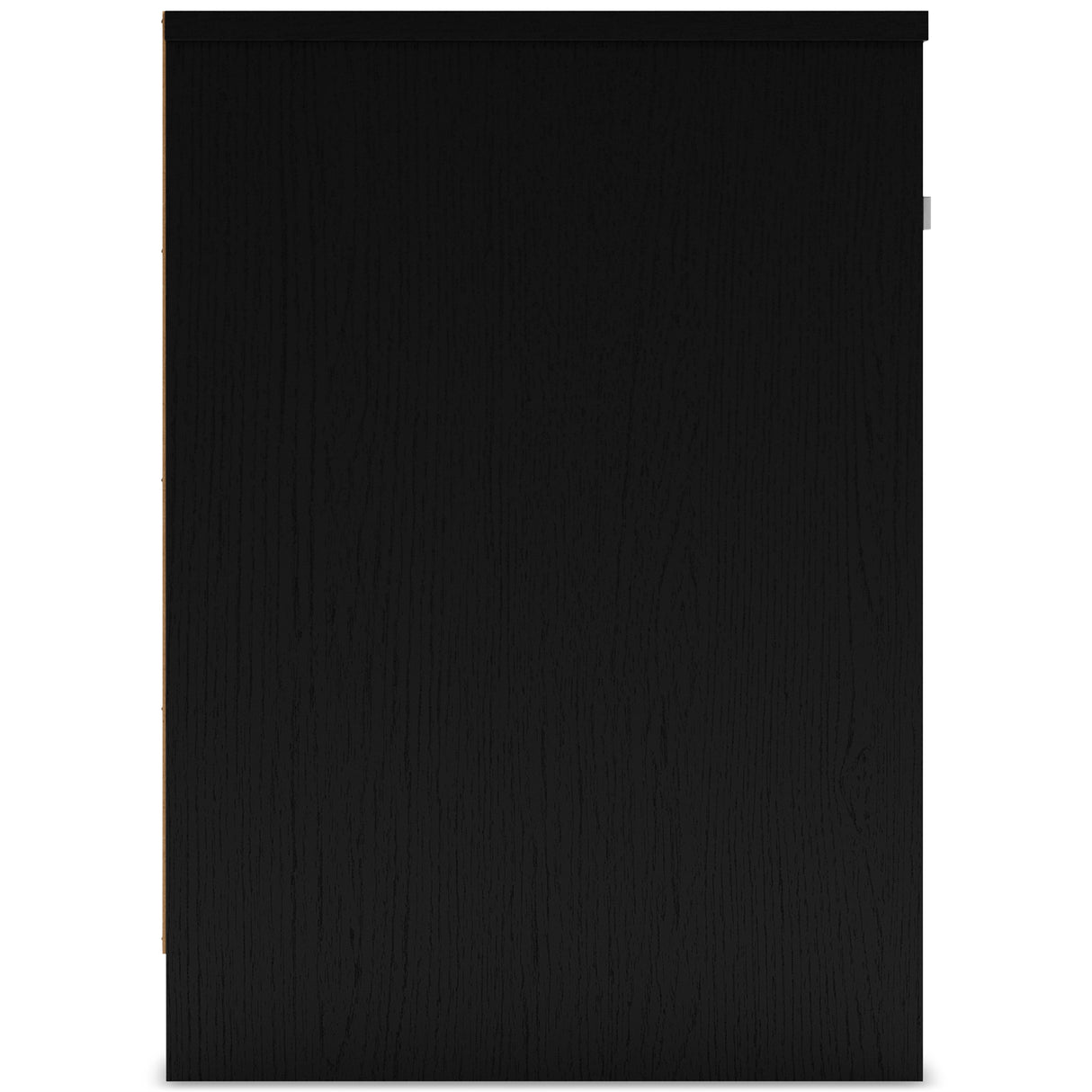 Finch Queen Platform Bed with Dresser, Chest and 2 Nightstands in Black from Ashley - Luna Furniture