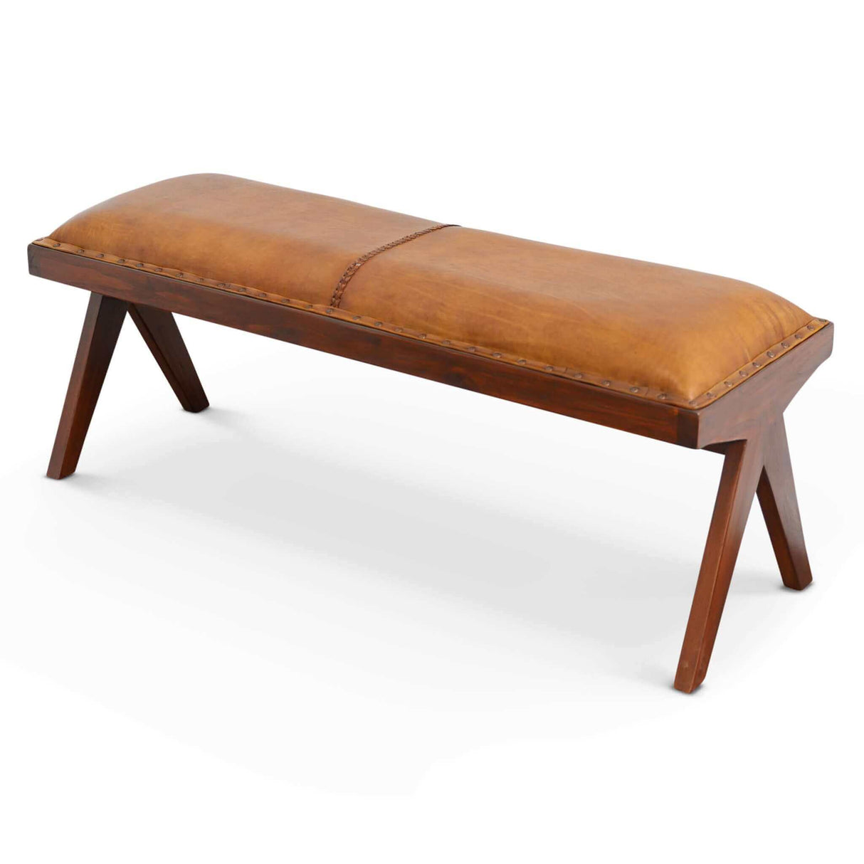 Chad Leather Bench from Midinmod - Luna Furniture