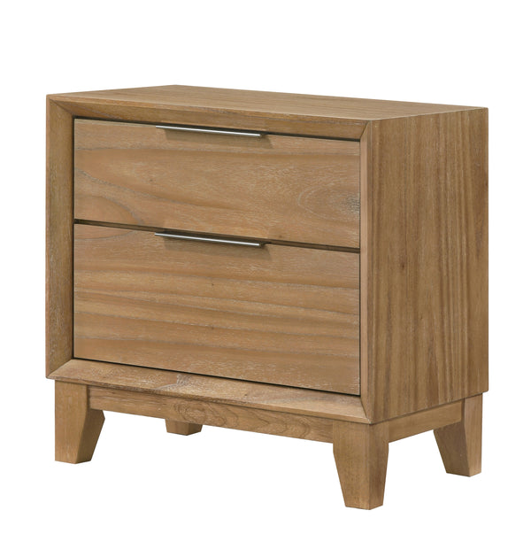 Florian Natural Wood Nightstand