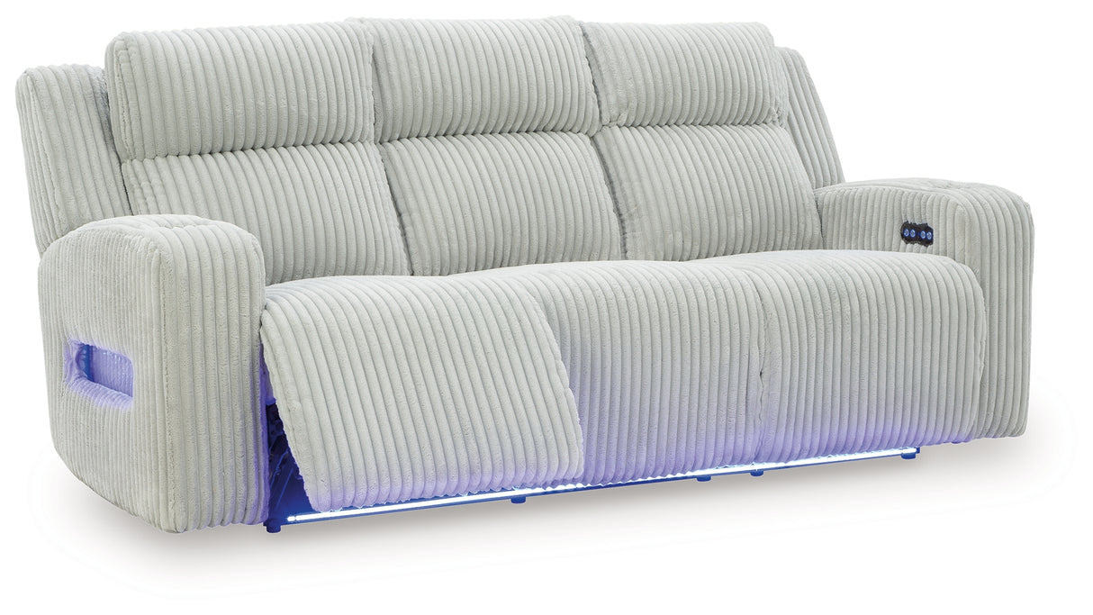 Forest Lake Alloy Power Reclining Sofa from Ashley - Luna Furniture