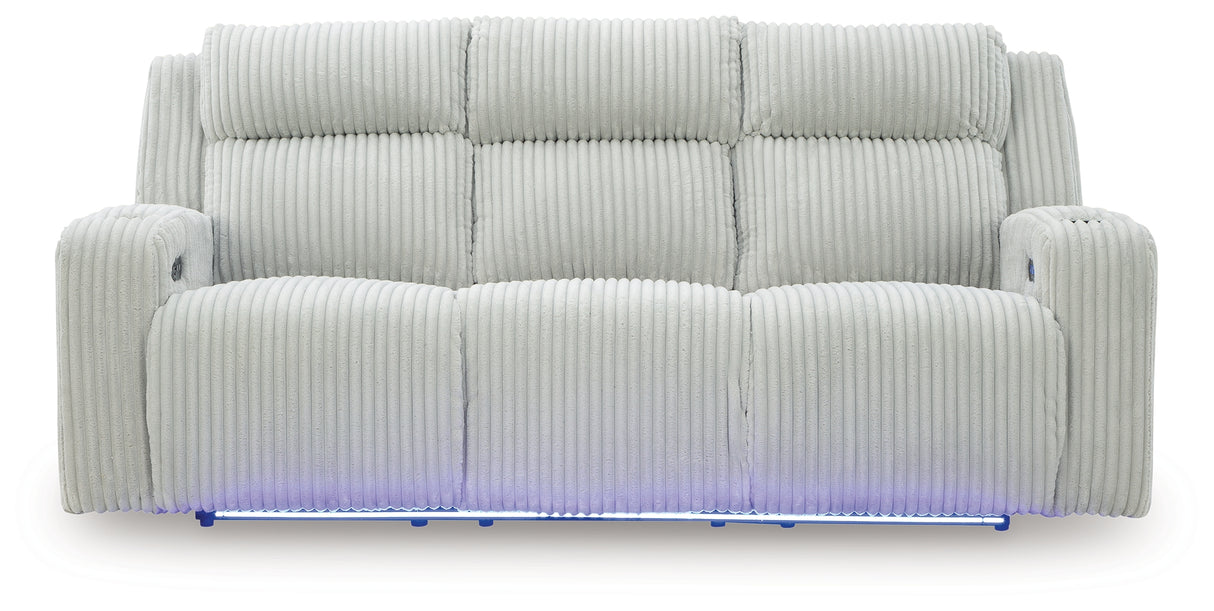 Forest Lake Alloy Power Reclining Sofa from Ashley - Luna Furniture