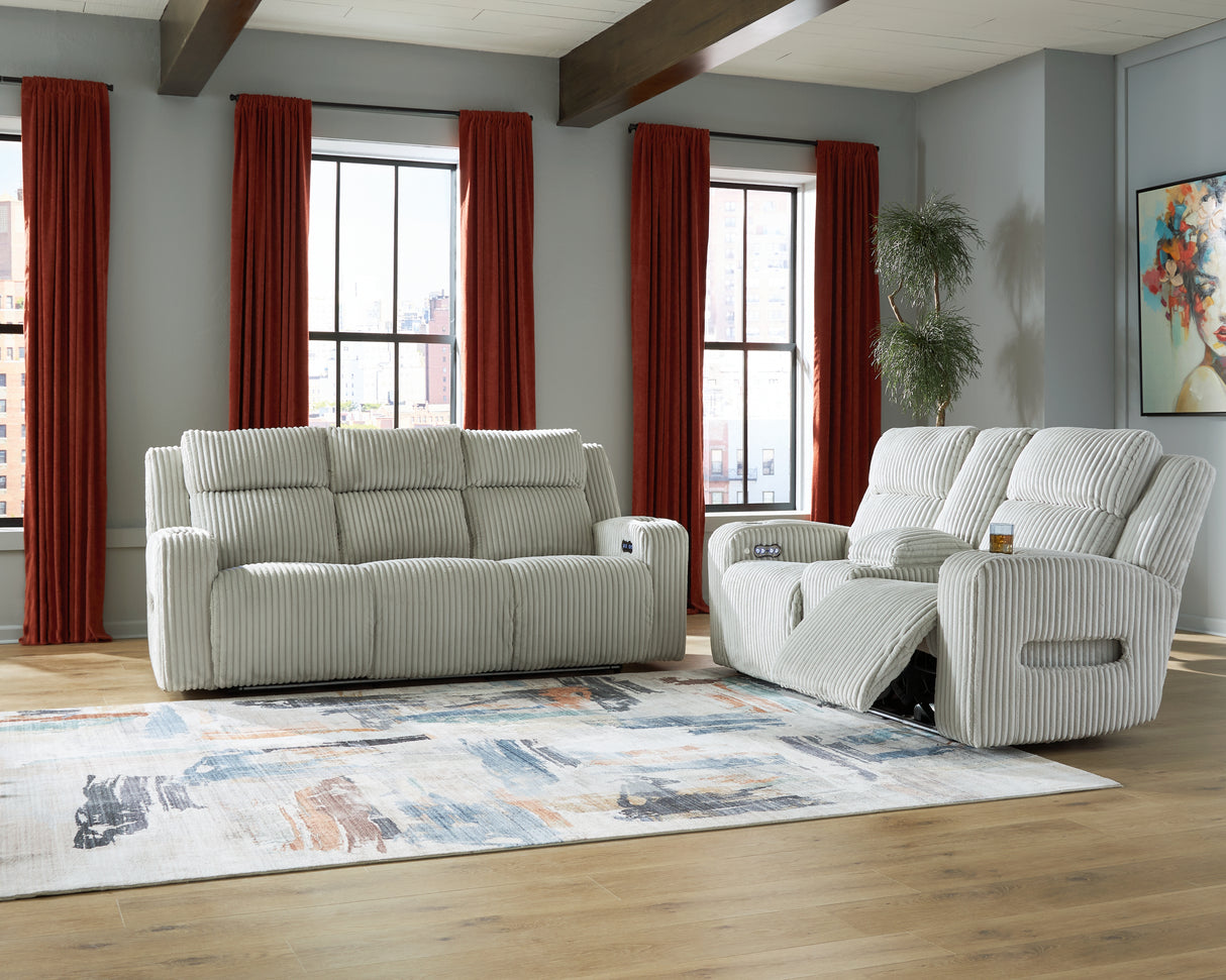 Forest Lake Power Reclining Sofa and Loveseat from Ashley - Luna Furniture